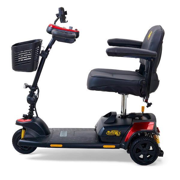 Golden GB121C-SHZ-Buzzaround XL 3 Wheel Heavy Duty Full Suspension Travel Mobility Scooter