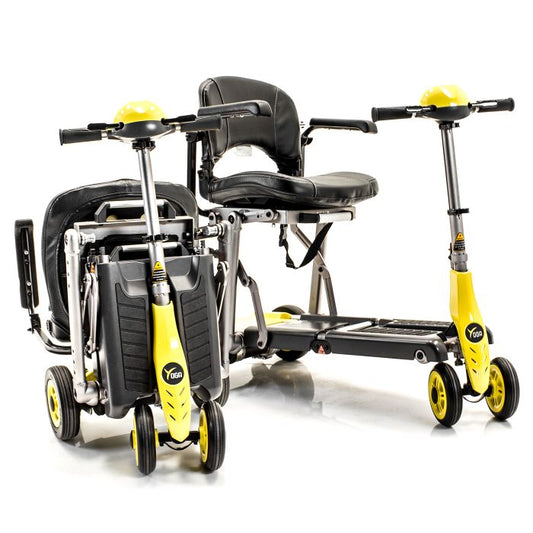Merits Yoga Manual Folding Travel Mobility Scooter