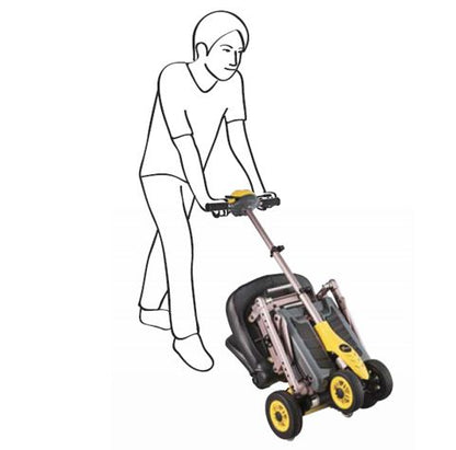 Merits Yoga Manual Folding Travel Mobility Scooter