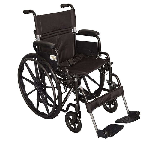 Ziggo Manual Wheelchair - Extra Large ( Black )
