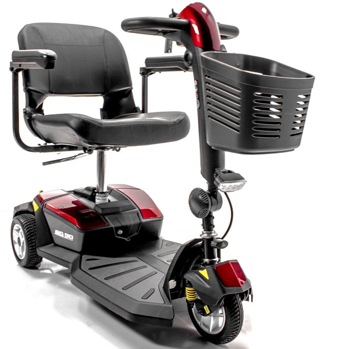 Pride Go Go® LX with CTS Suspension 3-Wheel Travel Mobility Scooter