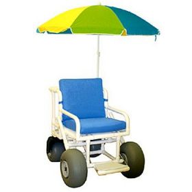 Beach Wheelchair with High Flotation Wheels
