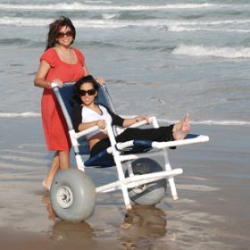Beach chair with Two Wheels