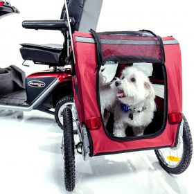 Pet Carrier Trailer for Mobility Scooters and Travel