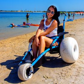 Hippocampe Lightweight Foldable Beach Wheelchair