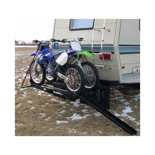 Double Motorcycle Carrier with Ramp