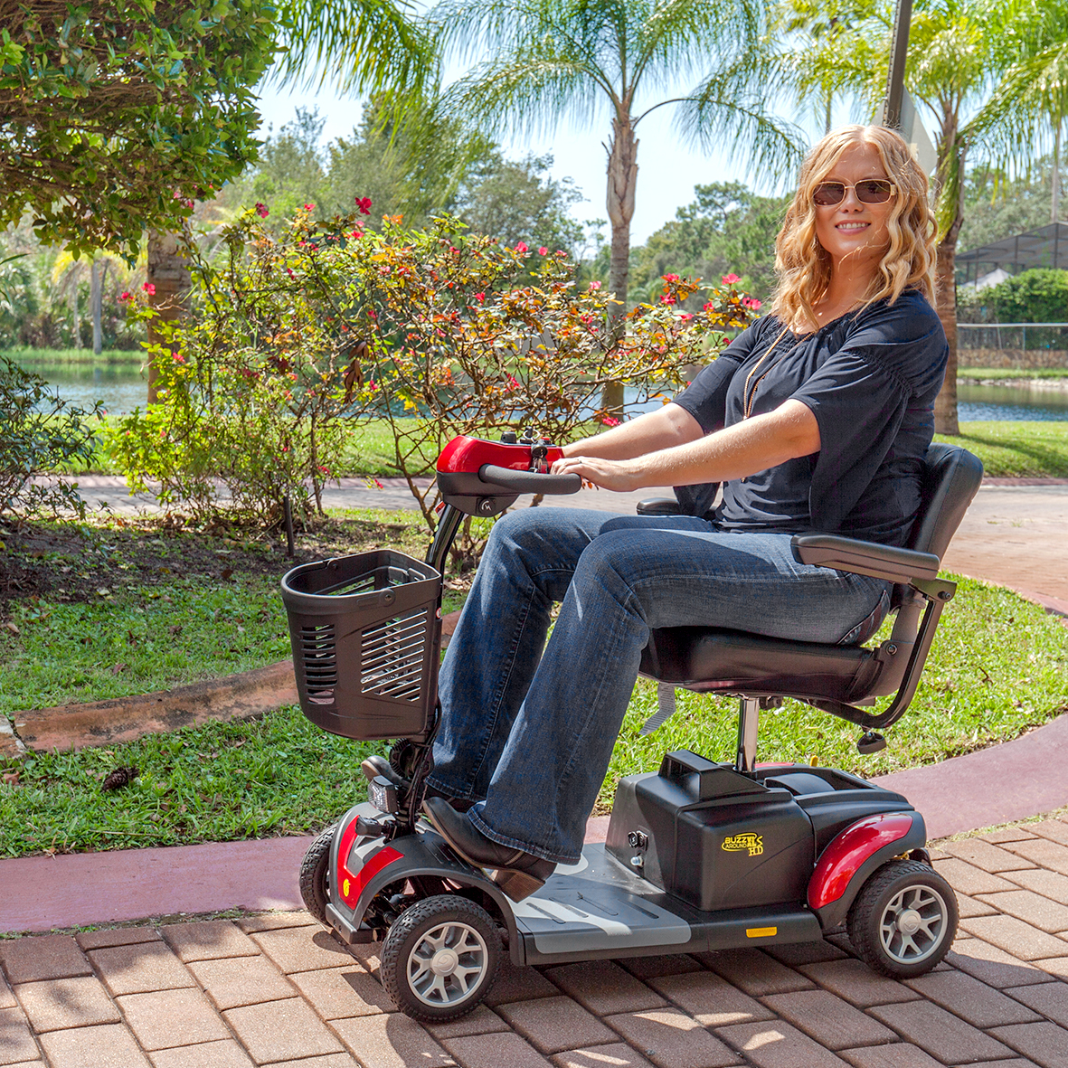 Buzzaround XLS HD 4 Wheel Travel Mobility Scooter GB147Z | Golden Scooters