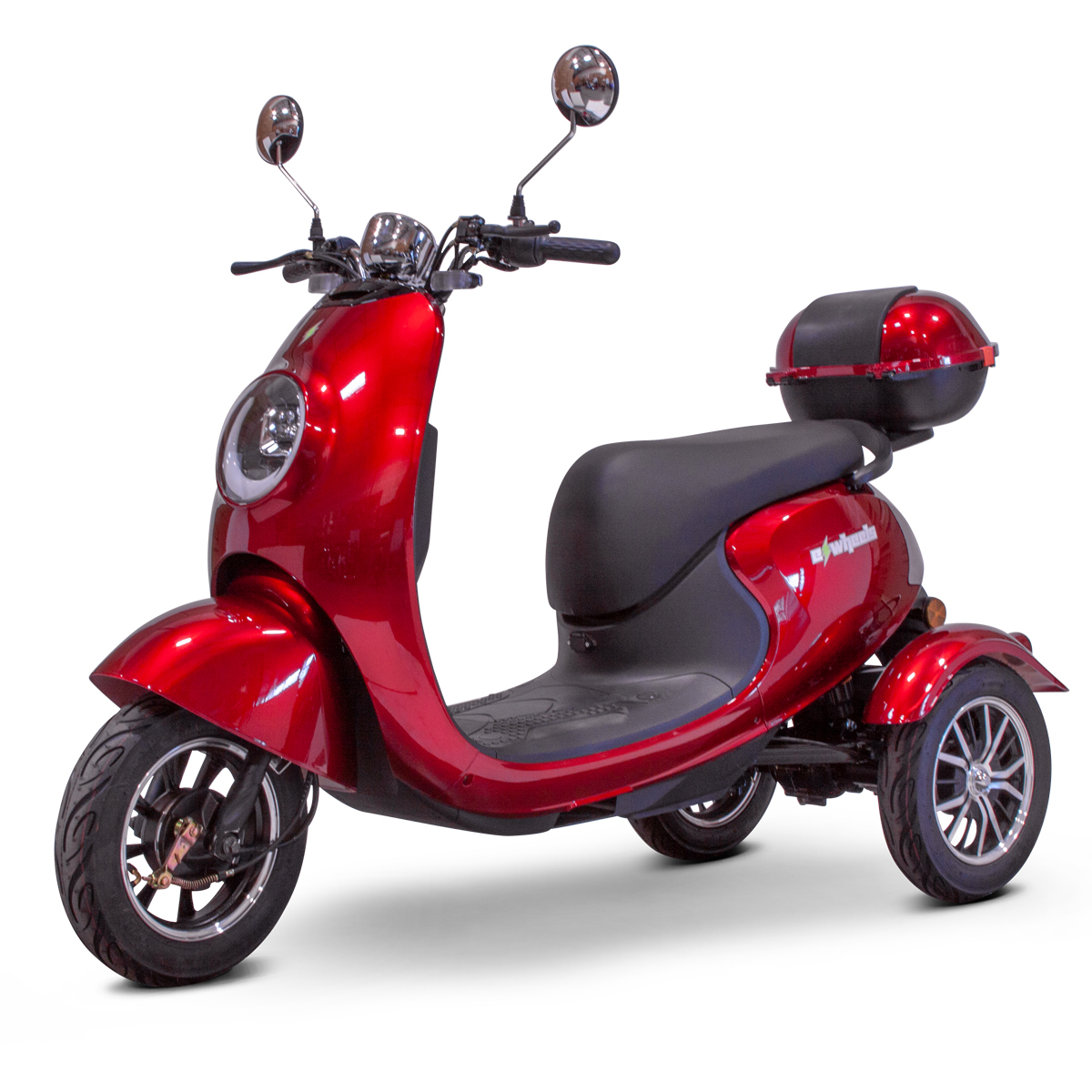 E-Wheels EW-36 3-Wheel Electric Senior Mobility Scooter - Red