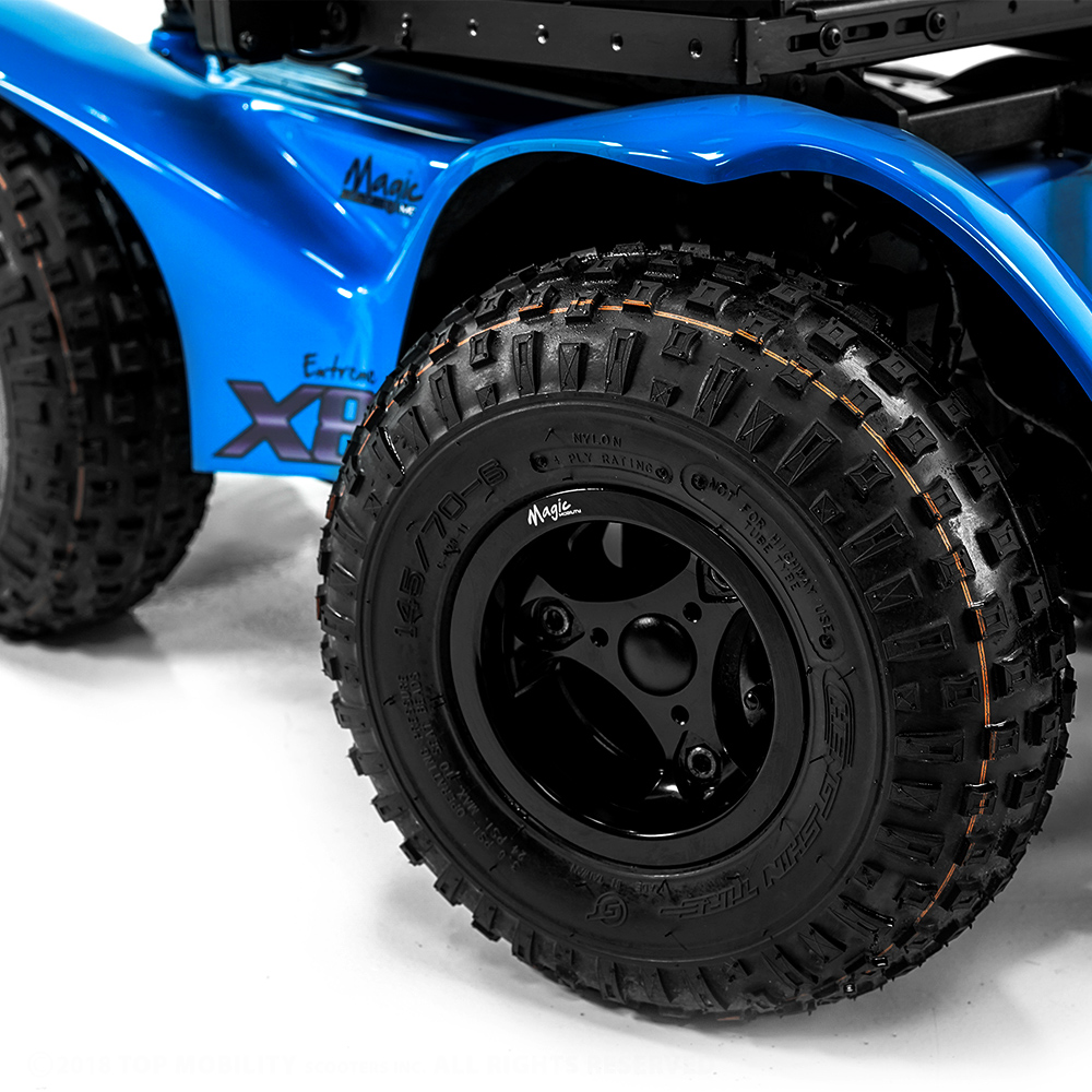 Extreme X8 All Terrain Power Chair - Tires